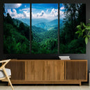 Tropical Jungle Wall Art Canvas Print – Framed Lush Valley by MyGreatCanvas | Canvas Wall Art Prints | Photo Prints & Wall Decor