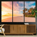 Tropical Beach Wall Art Canvas Print – Framed Palm Trees by MyGreatCanvas | Canvas Wall Art Prints | Photo Prints & Wall Decor
