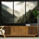 Misty Valley Wall Art: Foggy Forest Canvas Print by MyGreatCanvas | Canvas Wall Art Prints | Photo Prints & Wall Decor