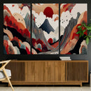Abstract Mountain Wall Art – Framed Vibrant Landscape Canvas by MyGreatCanvas | Canvas Wall Art Prints | Photo Prints & Wall Decor