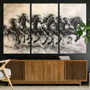 Galloping Horses Wall Art Canvas Print – Framed Wild by MyGreatCanvas | Canvas Wall Art Prints | Photo Prints & Wall Decor