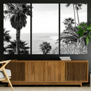 Palm Trees Wall Art Canvas Print – Framed Coastal Ocean