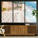 Beach Wall Art Canvas Print – Framed Coastal Seascape Summer