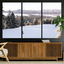Snowy Mountain Wall Art Canvas Print – Framed Ski Slope by MyGreatCanvas | Canvas Wall Art Prints | Photo Prints & Wall Decor