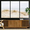 Beach Dunes Wall Art Canvas Print – Framed Serene Coastal