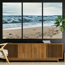 Ocean Wall Art Canvas Print – Moody Coastal Seascape Scene