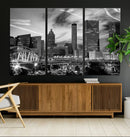 Black and White Atlanta Wall Art Canvas Print by MyGreatCanvas | Canvas Wall Art Prints | Photo Prints & Wall Decor