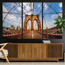 Brooklyn Bridge Manhattan Wall Art Canvas Print by MyGreatCanvas | Canvas Wall Art Prints | Photo Prints & Wall Decor