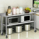 Stainless Steel Commercial Kitchen Prep & Work Table by LJGDeals