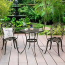 3 Pieces Outdoor Set Patio Bistro with Attached Removable Ice Bucket by LJGDeals
