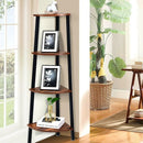 4-Tier Corner Shelf Metal Storage Rack Domestic Bookcase by LJGDeals
