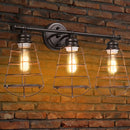 3-Light Vanity Lamp Bathroom Fixture with Metal Wire Cage by LJGDeals