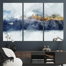 Abstract Mountain Range Art Canvas Print | 3 Panel by MyGreatCanvas | Canvas Wall Art Prints | Photo Prints & Wall Decor