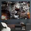 Red Wine and Glass Canvas Print by MyGreatCanvas | Canvas Wall Art Prints | Photo Prints & Wall Decor
