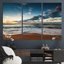 Ocean Beach Wall Art Canvas Print Sunset Artwork Print