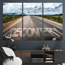 Recovery Road Wall Art Canvas Print by MyGreatCanvas | Canvas Wall Art Prints | Photo Prints & Wall Decor