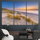 Sunrise On The Beach Wall Art Canvas Print