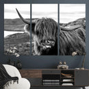 Longhorn Steer Canvas Print Wall Art, Highland Cow Canvas by MyGreatCanvas | Canvas Wall Art Prints | Photo Prints & Wall Decor