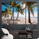 Palm Beach Tropical Island Wall Art Canvas Print by MyGreatCanvas | Canvas Wall Art Prints | Photo Prints & Wall Decor