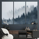Foggy Pine Forest Wall Art Canvas Print by MyGreatCanvas | Canvas Wall Art Prints | Photo Prints & Wall Decor