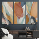Boho Wall Art Canvas Print Set, Watercolor Boho Wall Art
