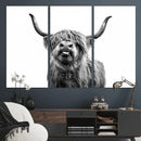 Fanny Scottish Highland Cow Cattle Art Print Farmhouse Wall by MyGreatCanvas | Canvas Wall Art Prints | Photo Prints & Wall Decor