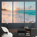 Beach Sunrise Wall Art, Coastal Seascape Canvas Print, Ocean by MyGreatCanvas | Canvas Wall Art Prints | Photo Prints & Wall Decor