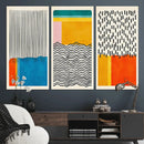Canvas Print Wall Art Abstract Illustrs Art Boho, Framed