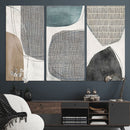 Canvas Print Wall Art Abstract Art Boho, Framed Boho Decor