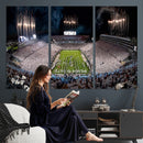 Penn Stadium Football Wall Art Canvas Print, Pennsylvania