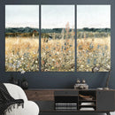Wildflower Field Wall Art Canvas | Nature-Inspired Landscape