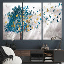 Tree Butterfly Abstract Tree and Butterfly Wall Art Canvas