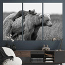 Bear and Cub Wall Art Canvas | 399 Bear Cub