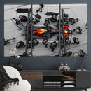 RedBull Formula 1 Canvas Wall Art Print