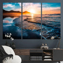 Beach Ocean Sunset on the Sea Wall Art Canvas, Beach Ocean by MyGreatCanvas | Canvas Wall Art Prints | Photo Prints & Wall Decor