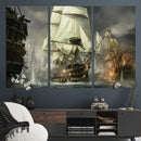 Pirate Ship War Wall Art Canvas Print by MyGreatCanvas | Canvas Wall Art Prints | Photo Prints & Wall Decor