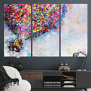 Don't Look Up Movie Canvas Wall Art - Vibrant Floating House