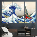 Katsushika Hokusai Kanagawa Giant Wave Wall Art Canvas Print