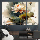 Lotus Flower Watercolor Canvas Print – A Symbol of Serenity by MyGreatCanvas | Canvas Wall Art Prints | Photo Prints & Wall Decor