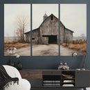 Farmhouse Rustic Barn Wall Art Canvas Print – Framed and
