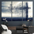 Jesus and the Fading Cross Wall Art Print – Symbol of Faith, by MyGreatCanvas | Canvas Wall Art Prints | Photo Prints & Wall Decor