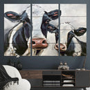 Vintage Baby and Mom Cattle Wall Art Canvas Print by MyGreatCanvas | Canvas Wall Art Prints | Photo Prints & Wall Decor