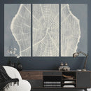 Abstract Tree Ring Wall Art Canvas Print – Nature-Inspired,