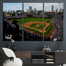 Chicago Cubs Baseball Team Print - Wrigley Field Stadium