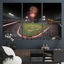 Fireworks at Angel Stadium – Los Angeles Angels Canvas
