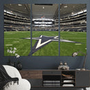 Dallas Cowboys Football Team Print - Arlington AT&T Stadium by MyGreatCanvas | Canvas Wall Art Prints | Photo Prints & Wall Decor