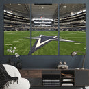 Dallas Cowboys Football Team Print - Arlington AT&T Stadium