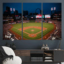 St. Louis Cardinals Baseball Team Print - Busch Stadium Wall by MyGreatCanvas | Canvas Wall Art Prints | Photo Prints & Wall Decor