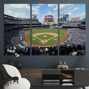 New York Mets Baseball Team Print - Citi Field Stadium Wall