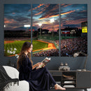 Fenway Park Wall Art Canvas Print | Large Baseball Stadium